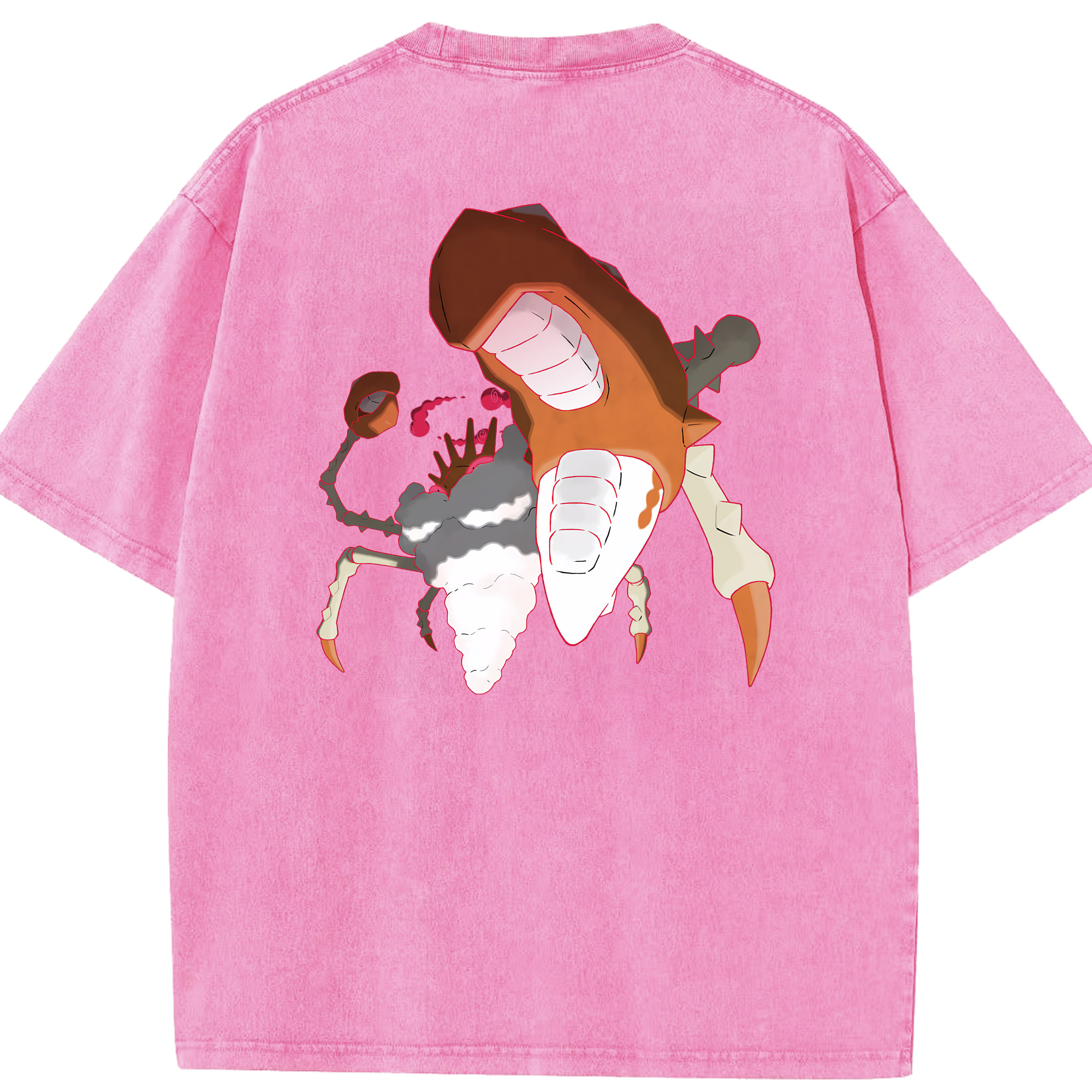（画像用） ポケットモンスター Pokémon 綿100% ヴィンテージ風 半袖Tシャツ（背面プリント）
